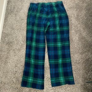 Wondershop Men’s Holiday Tartan Plaid Fleece Pajama Pants Blue Green